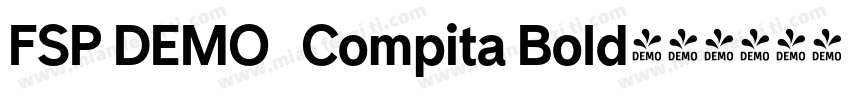 FSP DEMO   Compita Bold字体转换